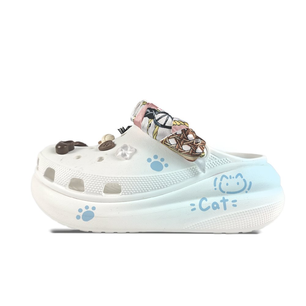 Crocs Crush Clog Clogs Unisex White