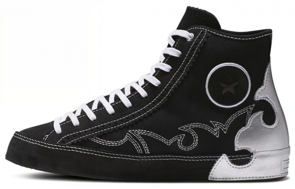 Converse Chuck Taylor All Star Sasha High Top Black Silver 'Blue White' Women's