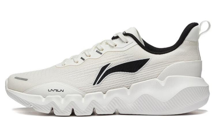 LiNing Spirituality Slip-Resistant Breathable Cushioning Low-Top Running Shoes Men's White Black