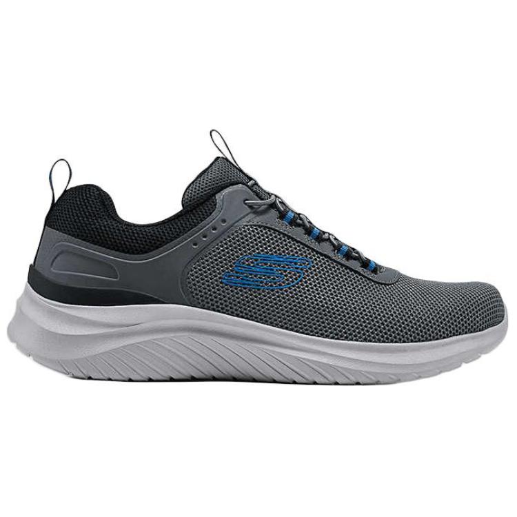 Skechers Low Top Casual Running Shoes Men's Gray Black купить в интернет-магазине Yoocart с быстрой доставкой по России.