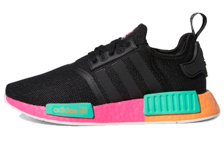 Adidas Nmd R1 Black Shock Pink Women's