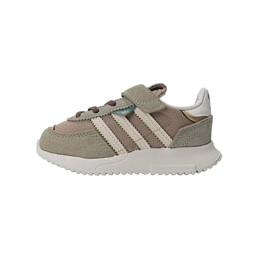 Adidas Originals Retropy F2 Abrasion Resistant Low Top Toddler Shoes Brown Infant And Toddler