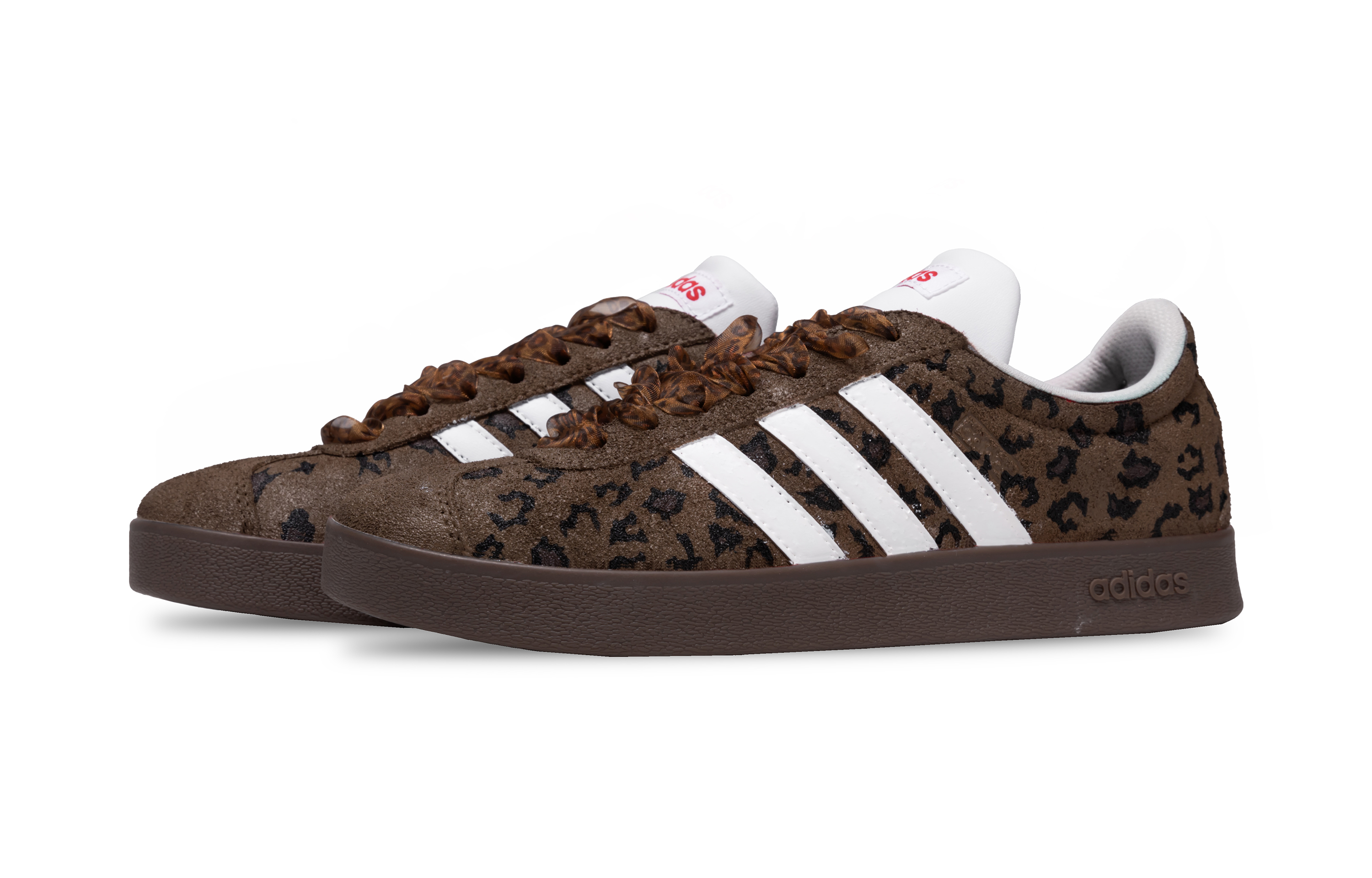 Adidas VL COURT 2.0 Leopard Low top Skateboard Shoes Unisex Black купить в интернет-магазине Yoocart с быстрой доставкой по России.