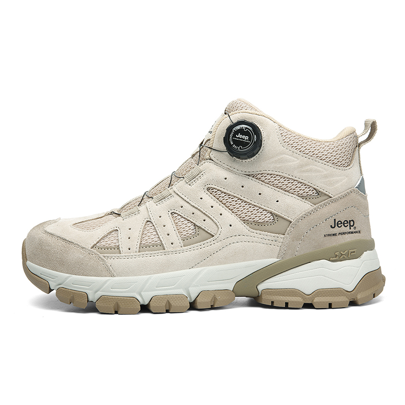 Jeep Outdoor Shoes Men High Top Sand