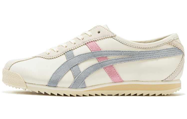 Onitsuka Tiger LimberLimber 66 Prestige Abrasion Resistant Low Top Running Shoes Women's White Blue Pink