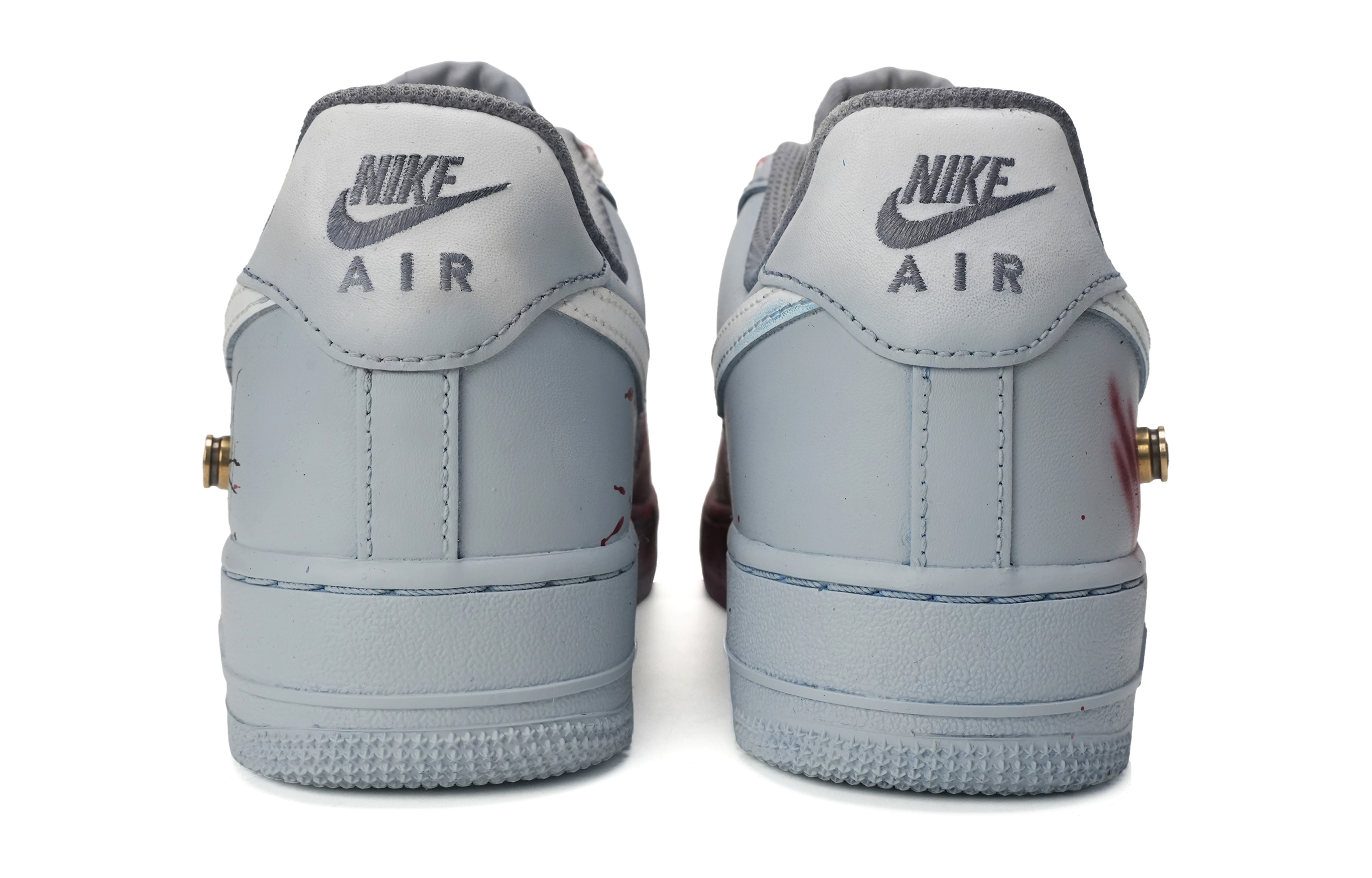 Nike Air Force 1 Skateboard Shoes Unisex Low-Top Red Gray White купить в интернет-магазине Yoocart с быстрой доставкой по России.