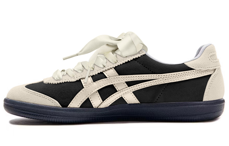Onitsuka Tiger Tokuten Low Top Skateboard Shoes Unisex Beige White Black