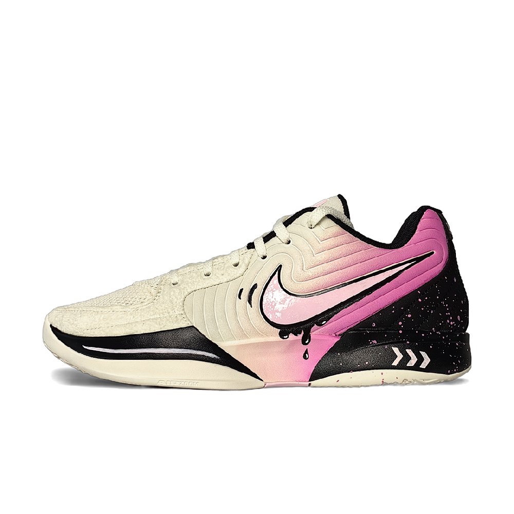 Nike Ja 2 Cushioning, Wear Resistant Low Top Basketball Shoes Men's White