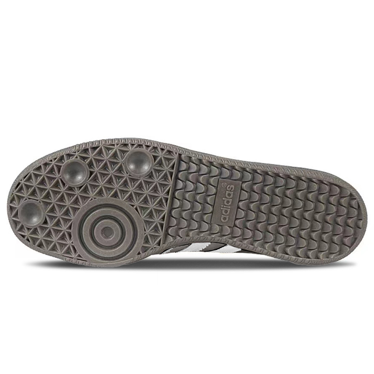 Adidas Originals SAMBA OG Slip Resistant Abrasion Resistant Low top Skateboard Shoes Unisex Gray
