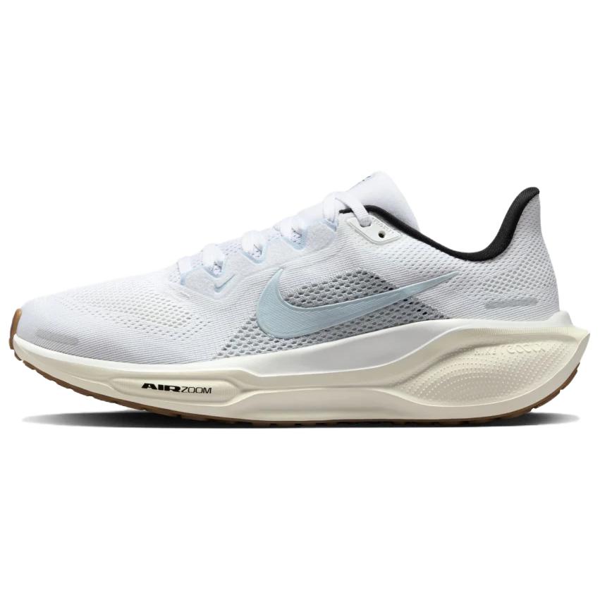 Nike Pegasus 41 Anti Slip Wear Resistant Low Top Casual Running Shoes Women's White Blue
