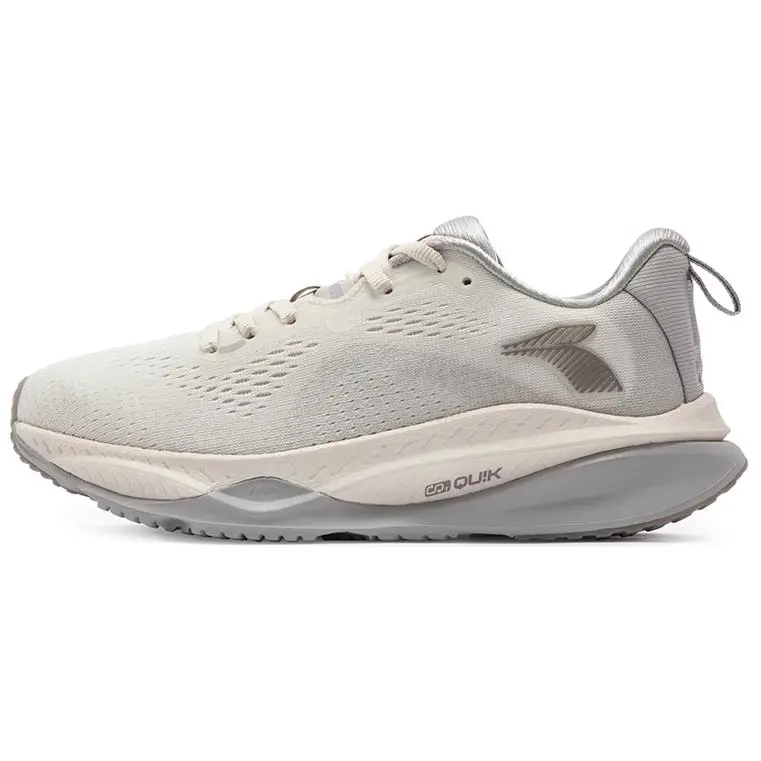 361° Red Flame 4 Anti Slip Wear Resistant Low Top Running Shoes Women's Gray