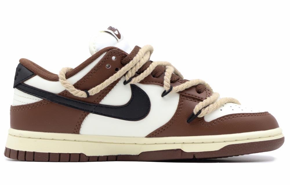 Nike Dunk Low Anti-Slip Wear-Resistant Low-Top Skateboard Shoes Women's White Umber купить в интернет-магазине Yoocart с быстрой доставкой по России.