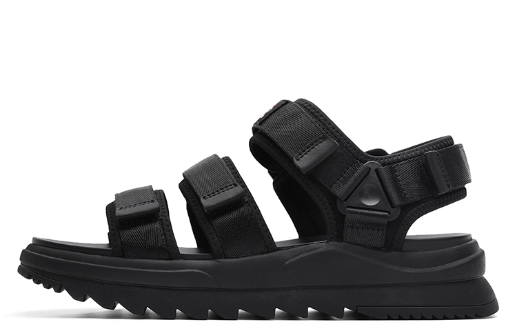 Dickies Hook-and-Loop Casual Beach Sandals Men's Black