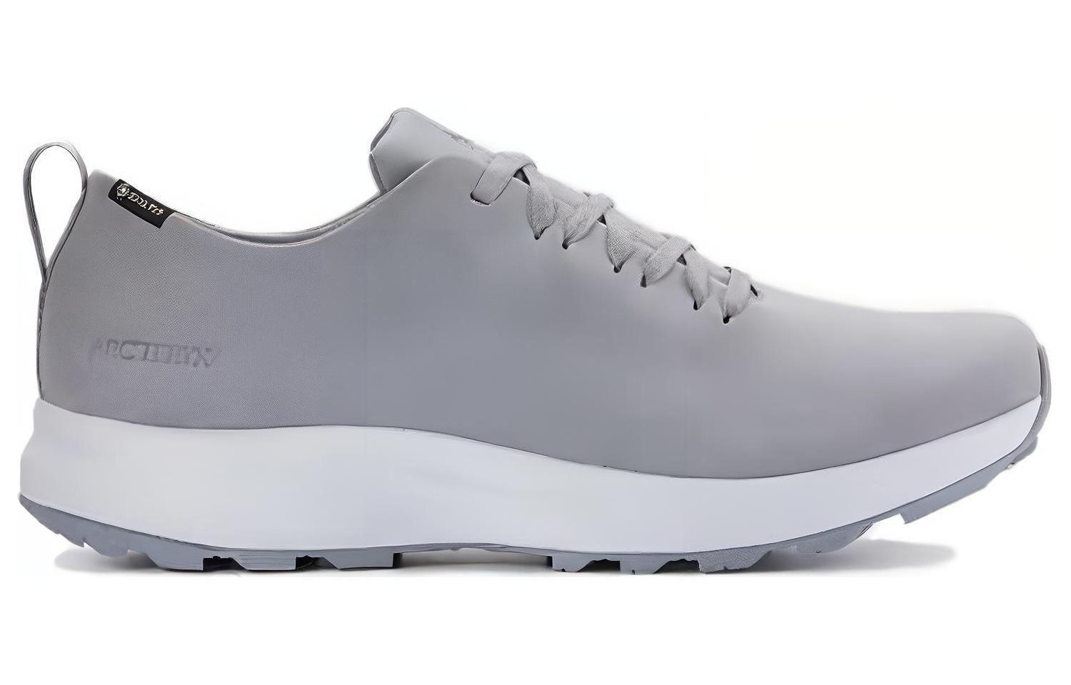 Arcteryx Solano Leather Gt Cushioning, Wear Resistant Low Top Outdoor Shoes Unisex Gray Blue