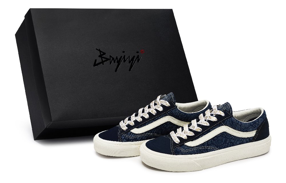 Vans Style 36 Skateboard Shoes Unisex Low top Blue/White