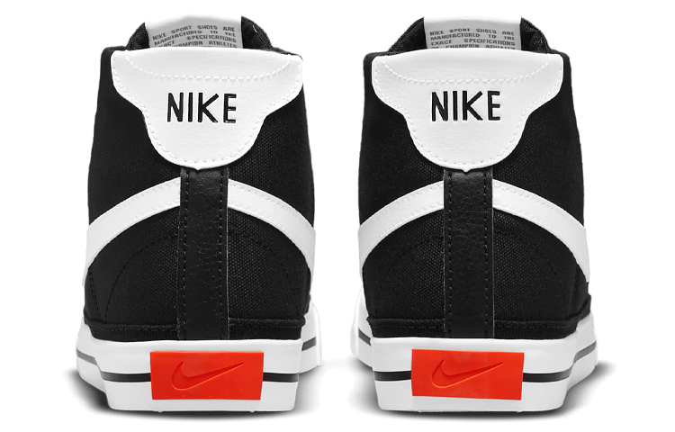 Nike Court Legacy Canvas Mid 'Black White Orange' Women's купить в интернет-магазине Yoocart с быстрой доставкой по России.