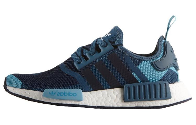 Adidas Nmd R1 Blanch Blue Women's