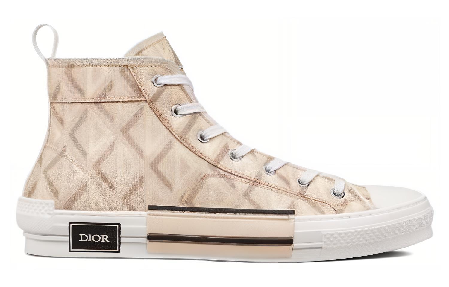 DIOR B23 High Top Natural Cd Diamond