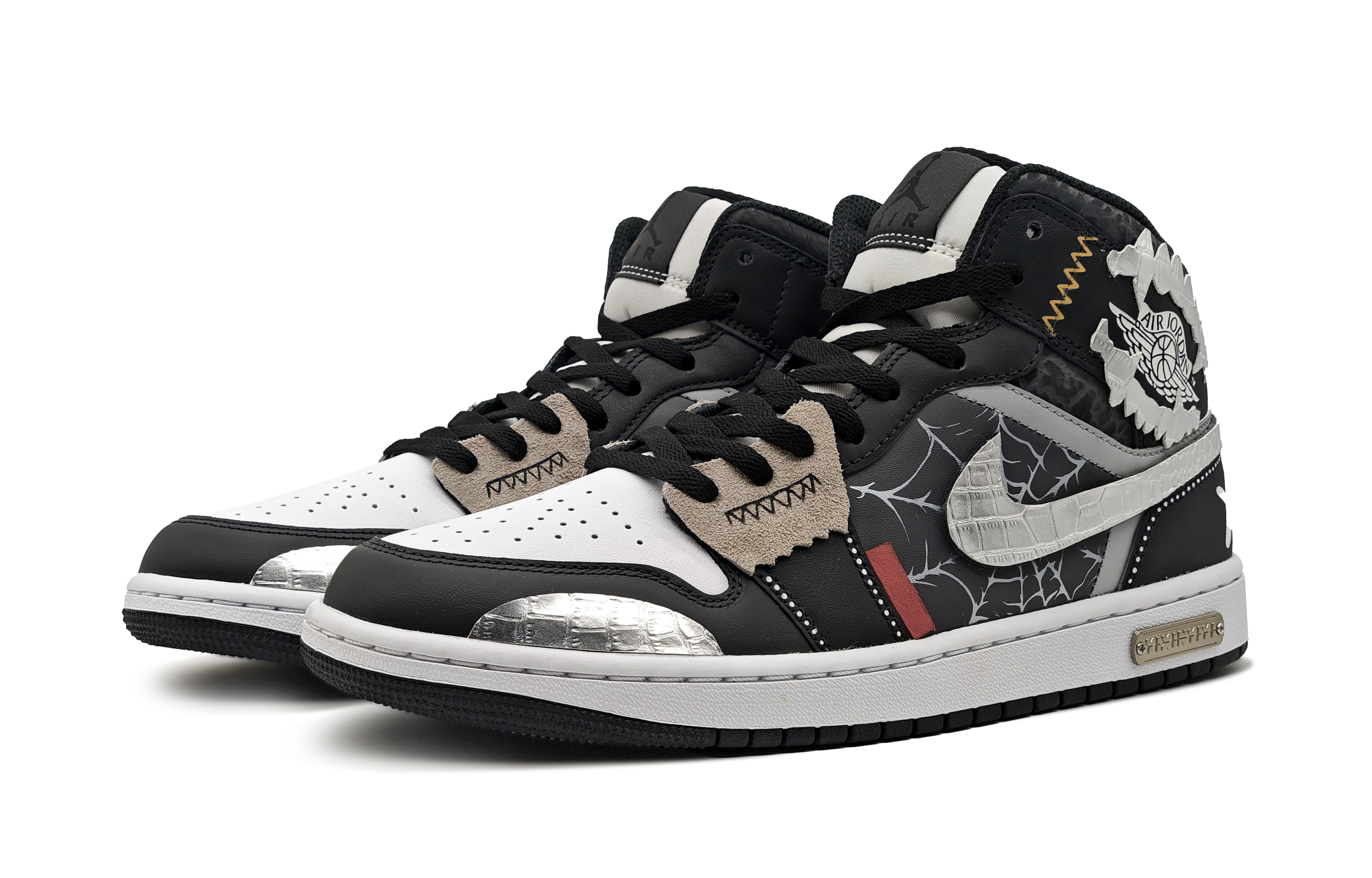 Jordan Air Jordan 1 Vintage Basketball Shoes Women's Mid Top Black купить в интернет-магазине Yoocart с быстрой доставкой по России.