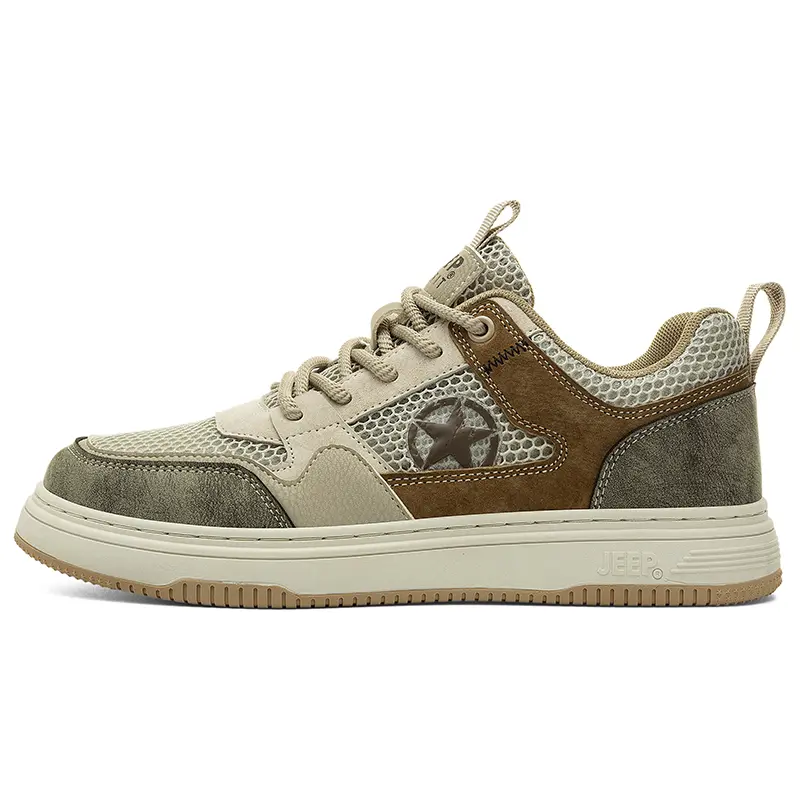 JEEP SPIRIT Classic Fashion Versatile Low Top Skateboard Shoes Men's