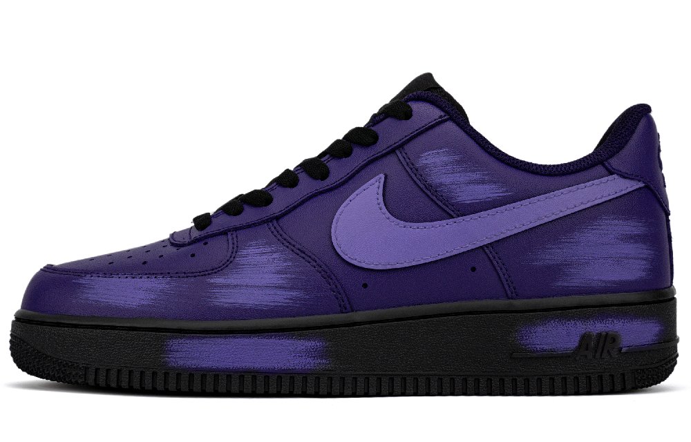 Nike Air Force 1 Wear-Resistant Slip-Resistant Low-Top Skateboard Shoes Men's Purple