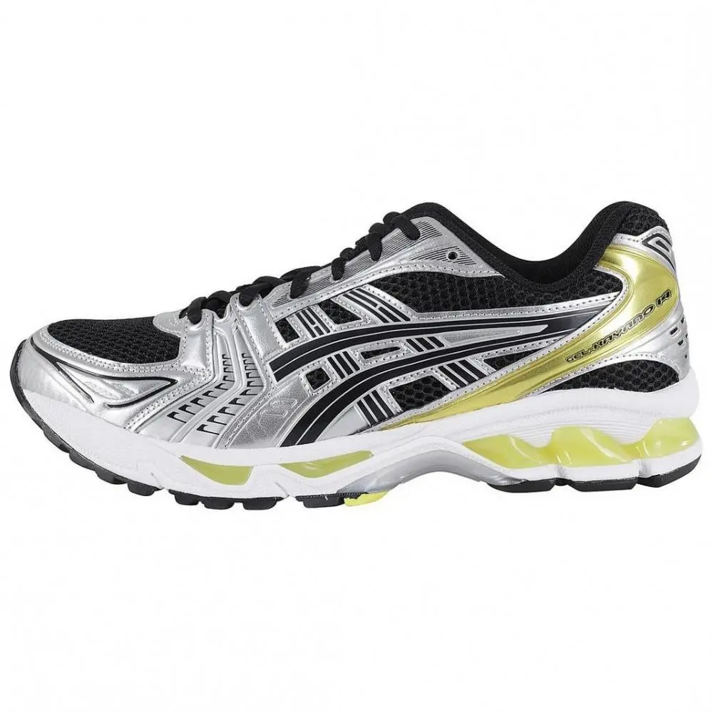 Asics Gel Kayano 14 Low Top Casual Running Shoes Men's Silver Black