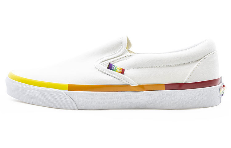 Vans Classic Slip On White/Yellow