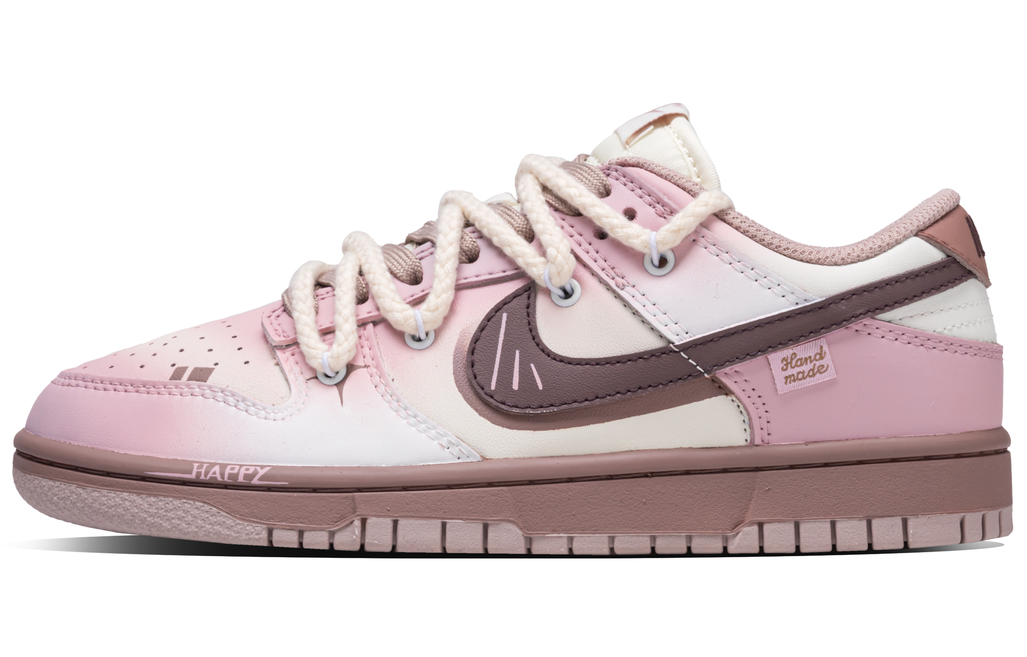 Nike Dunk Sweet Box Abrasion Resistant Low Top Skateboard Shoes Women's Pink Brown купить в интернет-магазине Yoocart с быстрой доставкой по России.