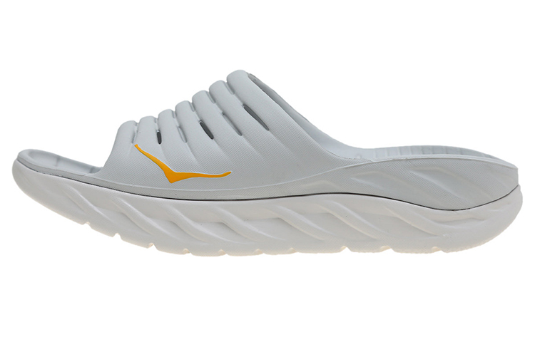 HOKA ONE ONE Recovery Slide2 'Lunar Rock Radiant Yellow'
