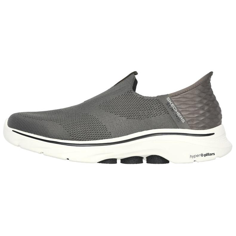 Skechers GO WALK 7 Low Top Casual Shoes Men's Gray Brown
