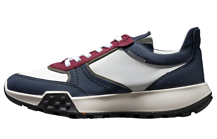 Ecco Abrasion Resistant Low top Sports Casual Shoes Men's Midnight Blue