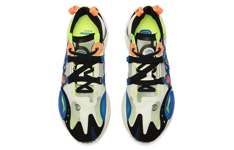 LiNing Casual Shoes Men's Low top Ivory/Crystal Blue/Black купить в интернет-магазине Yoocart с быстрой доставкой по России.