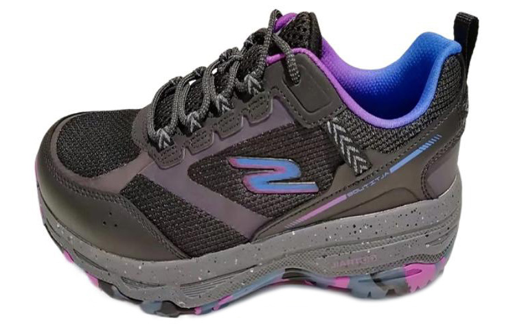 Skechers Go Run Trail Cushioning Mid-Top Running Shoes Women's Black