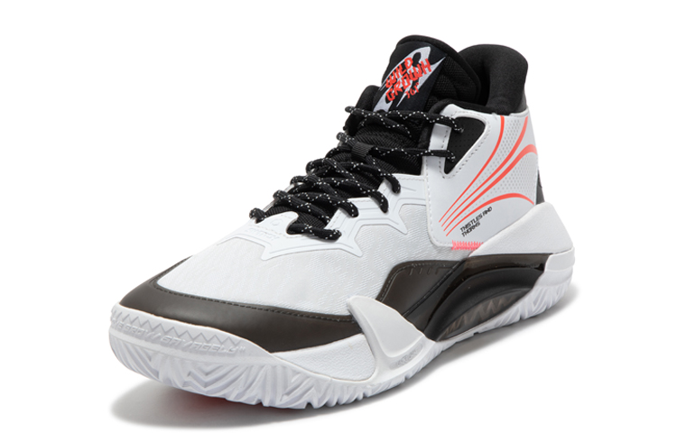361° Thorns Basketball Shoes Men Mid-Top 361 Degrees White/Obsidian Black