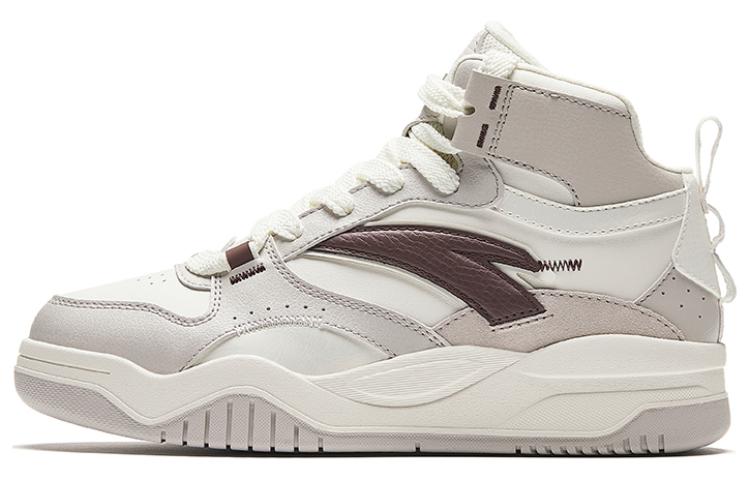 Anta Slam Wave Shoe Lightweight Mid Top Skateboard Shoes Women's White