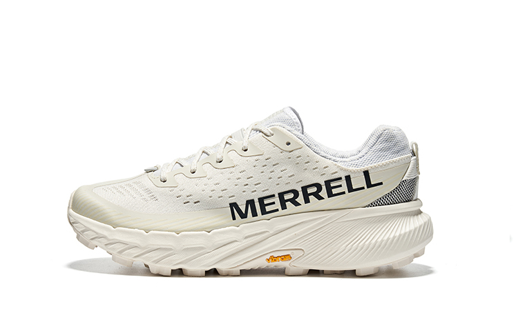 MERRELL Agility Peak Cushioning Anti-Slip Wear-Resistant Breathability Low-Top Training Running Shoes Men's White Black