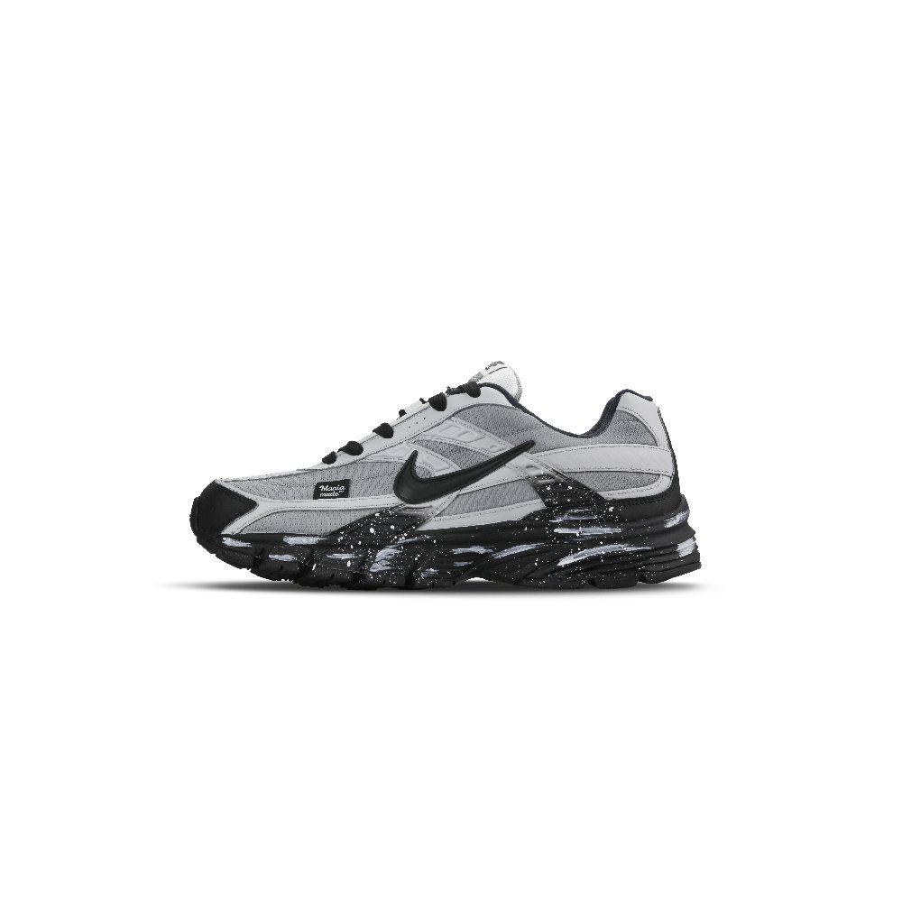 Nike Initiator Abrasion Resistant Low Top Running Shoes Men's Black Gray