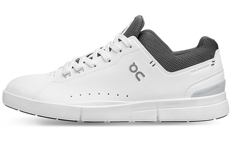 FEIDELEIHEZUO x On The Roger Advantage Anti Slip Wear Resistant Low Top Skateboard Shoes Men's White Limestone