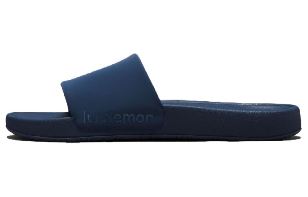 Lululemon Restfeel Slide Slip Resistant Slide Slippers Men's Blue