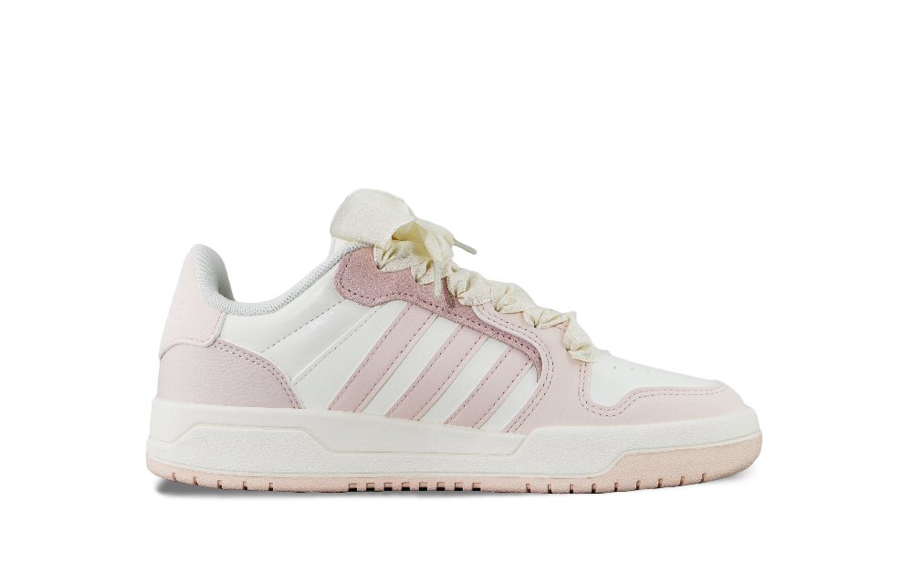 Adidas Neo Entrap Slip Resistant, Abrasion Resistant, Lightweight Low Top Skateboard Shoes Unisex Pink White