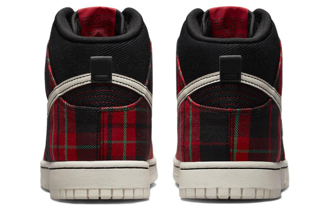 Nike Dunk High Se Tartan Plaid Black University Red купить в интернет-магазине Yoocart с быстрой доставкой по России.