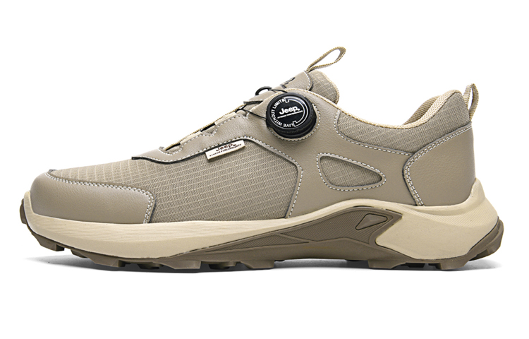 Jeep Anti-Slip And Wear-Resistant Breathable Low-Top Outdoor Shoes Men's Umber