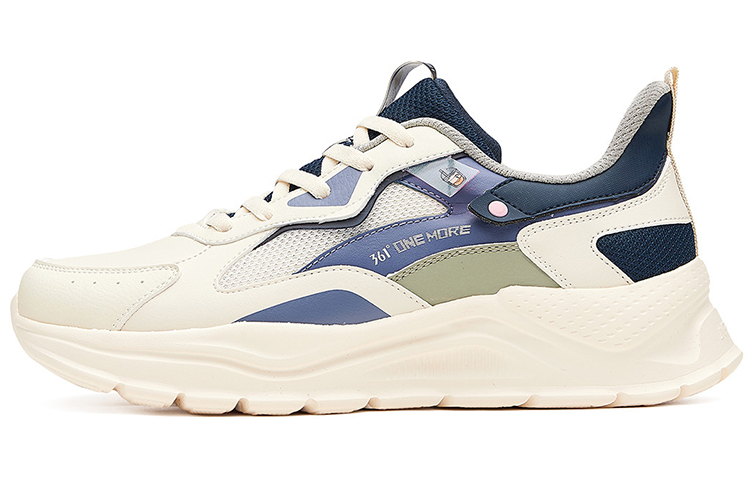 361° Low Top Running Shoes Women's Beige Blue