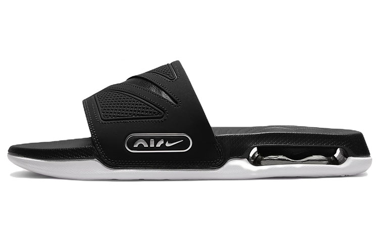 Nike Air Max Cirro Slide Black Metallic Silver