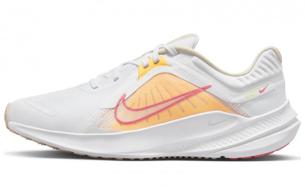 Nike Quest 5 White Metallic Silver Women's
