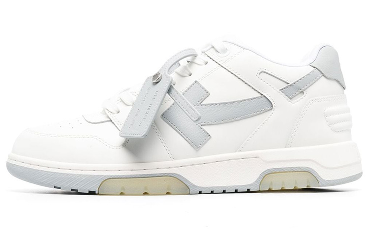 OFF WHITE Out Of Office Low Top Sneakers 'White Grey'