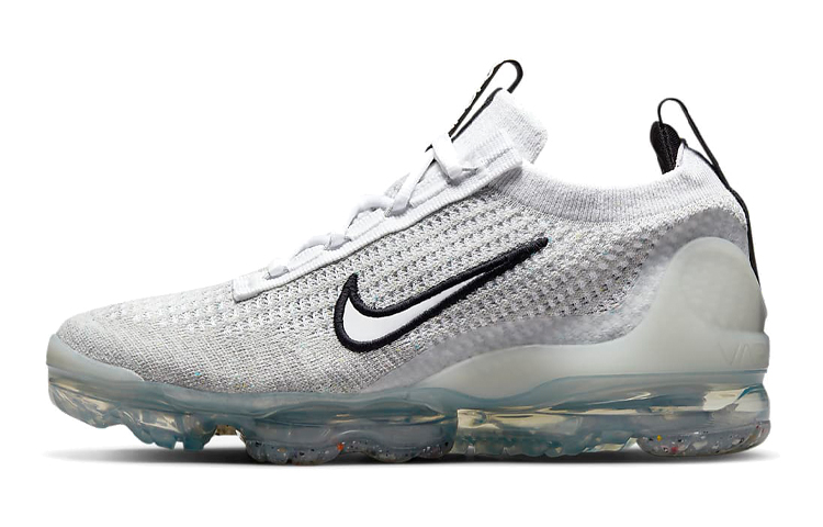 Nike Air VaporMax 2021 Fk White Metallic Silver GS