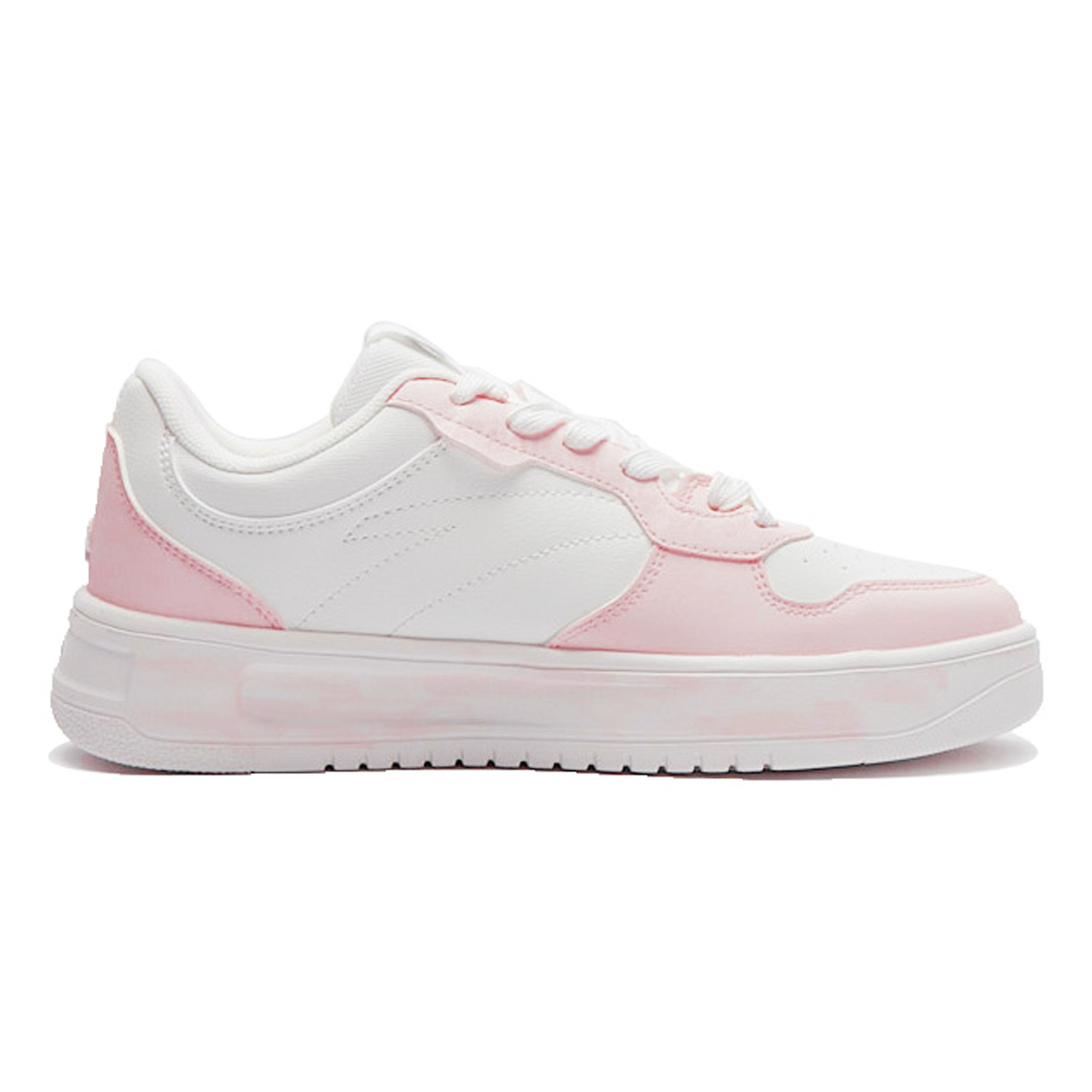 Anta Bubble Jellyfish, Sweet Cherry Journal Wear resistant And Lightweight Low top Skateboard Shoes Women's Pink White