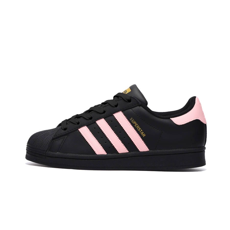 Adidas Originals SUPERSTAR Anti Slip Wear Resistant Low Top Skateboard Shoes Unisex Black