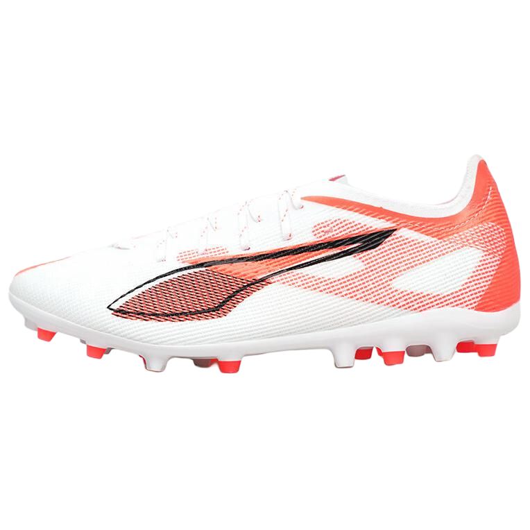 PUMA Ultra 5 Pro MG Multi Ground Shock Absorbers Soccer Shoes Unisex White Orange